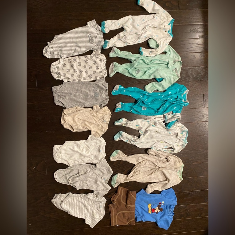NB newborn bundle of baby boy clothes! In great shape! 14 pieces!